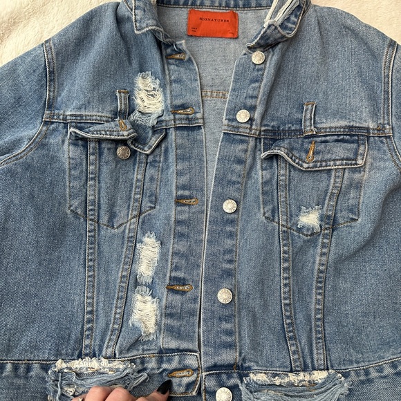 Signature8 distressed Jean jacket - Picture 3 of 5